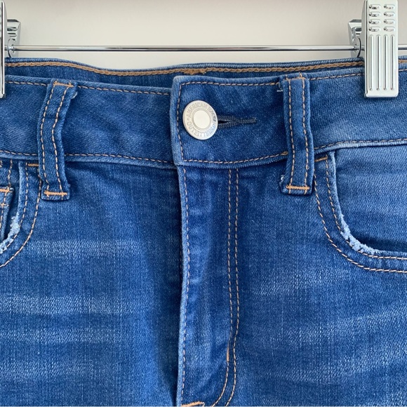 AMERICAN EAGLE hi-rise shortie, medium wash - Picture 3 of 7
